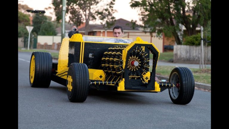 Compressed Air Powered Lego Car