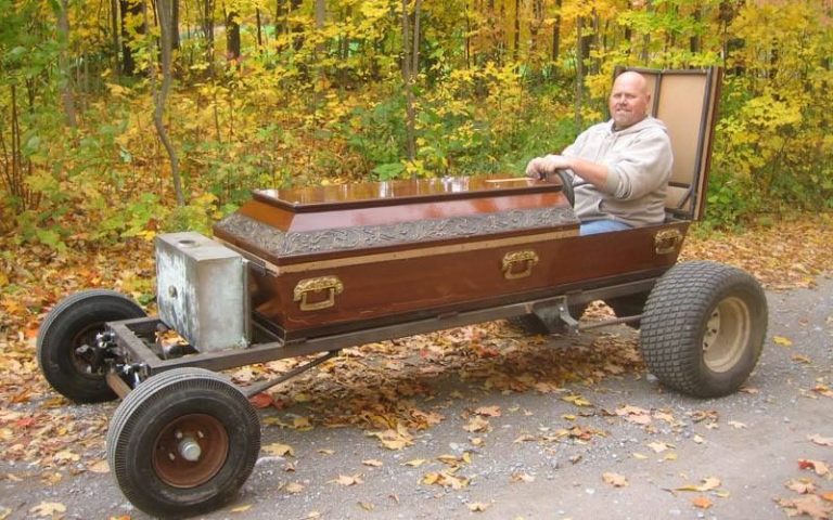 A coffin that will make you smile
